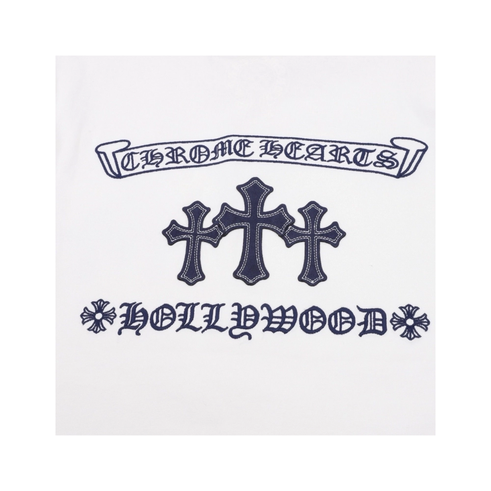 Chrome Hearts Sanskrit Cross Print Short Sleeve 187