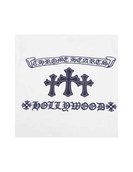 Chrome Hearts Sanskrit Cross Print Short Sleeve 187