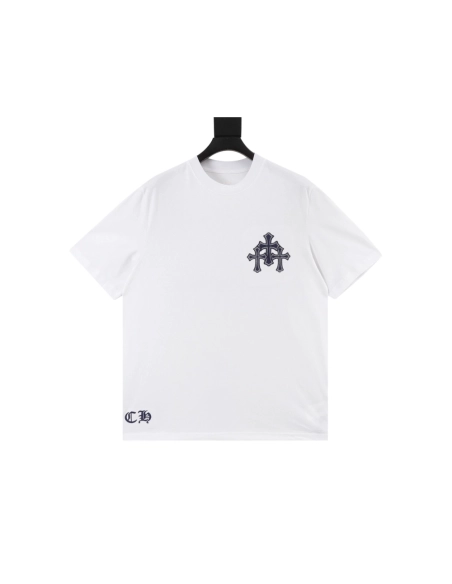Chrome Hearts Sanskrit Cross Print Short Sleeve 187