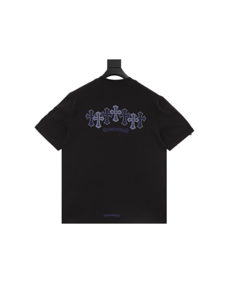 Chrome Hearts Sanskrit Cross Print Short Sleeve 188