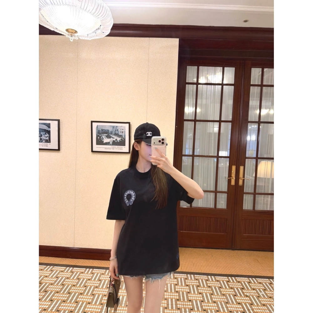 Chrome Hearts Sanskrit Cross Print Short Sleeve 188