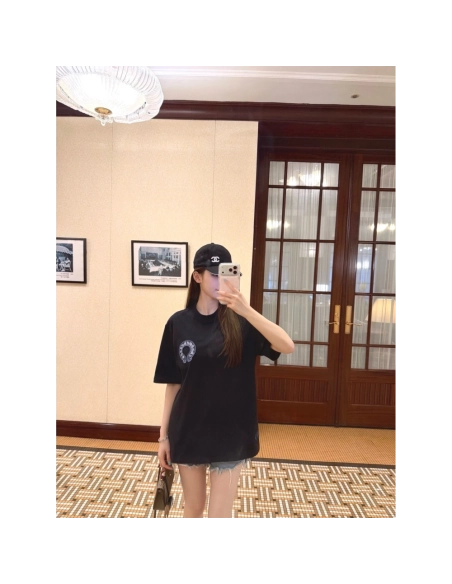 Chrome Hearts Sanskrit Cross Print Short Sleeve 188