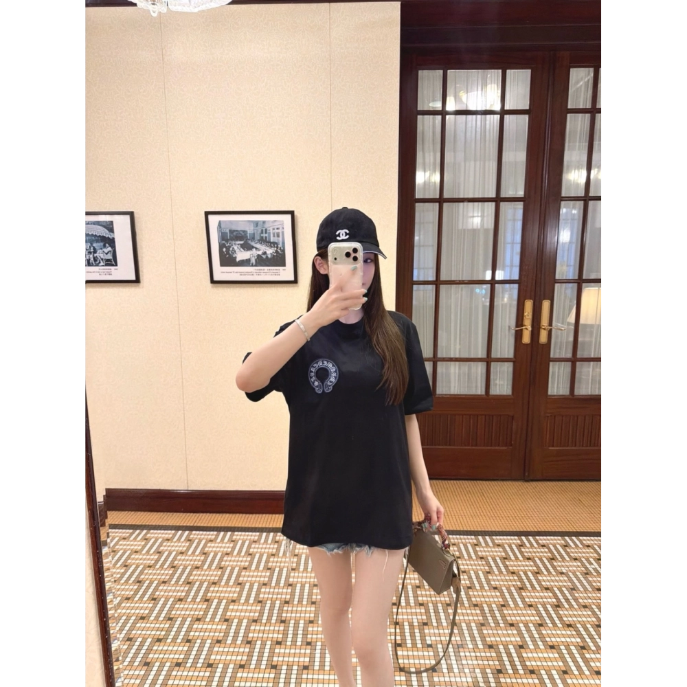 Chrome Hearts Sanskrit Cross Print Short Sleeve 188