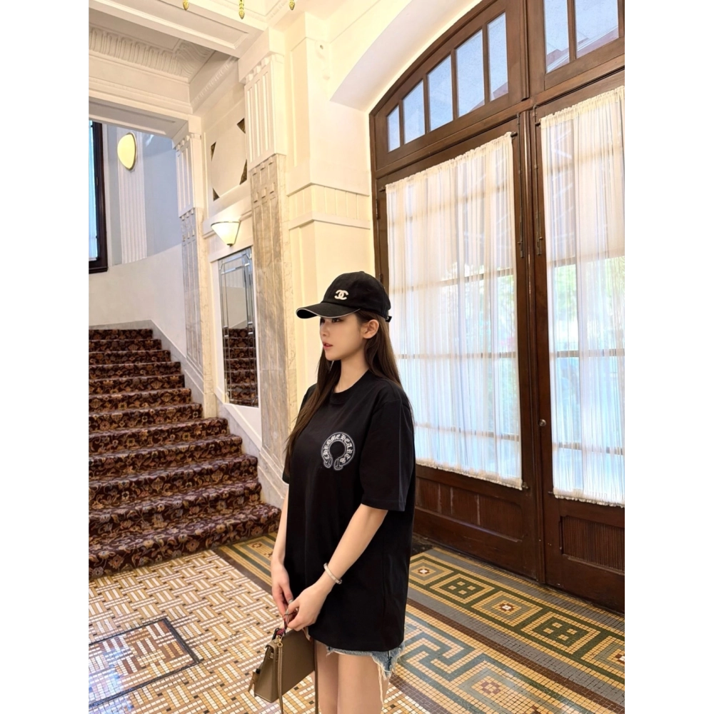 Chrome Hearts Sanskrit Cross Print Short Sleeve 188