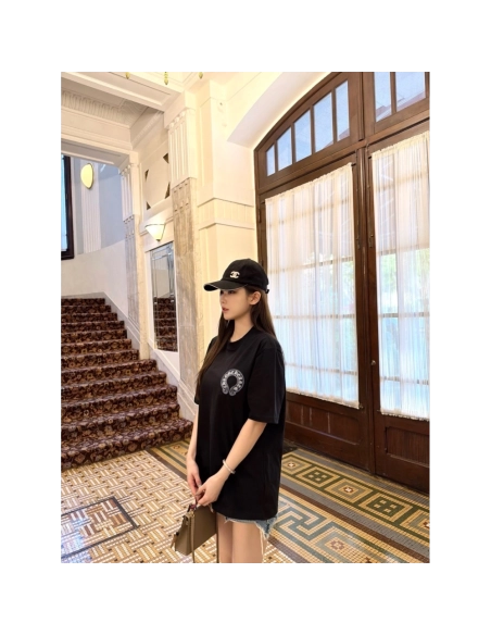 Chrome Hearts Sanskrit Cross Print Short Sleeve 188