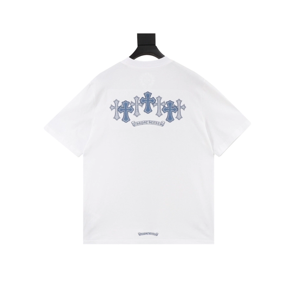 Chrome Hearts Sanskrit Cross Print Short Sleeve 189