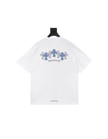 Chrome Hearts Sanskrit Cross Print Short Sleeve 189