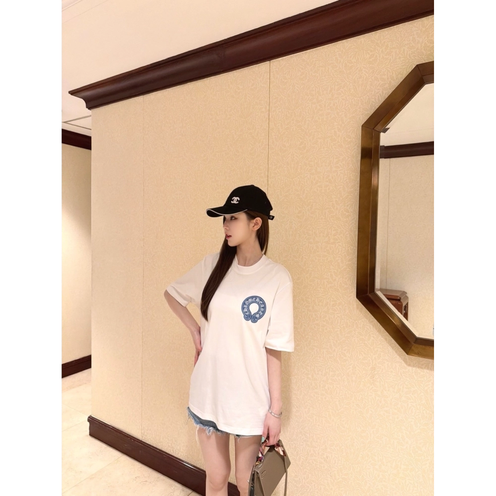 Chrome Hearts Sanskrit Cross Print Short Sleeve 189