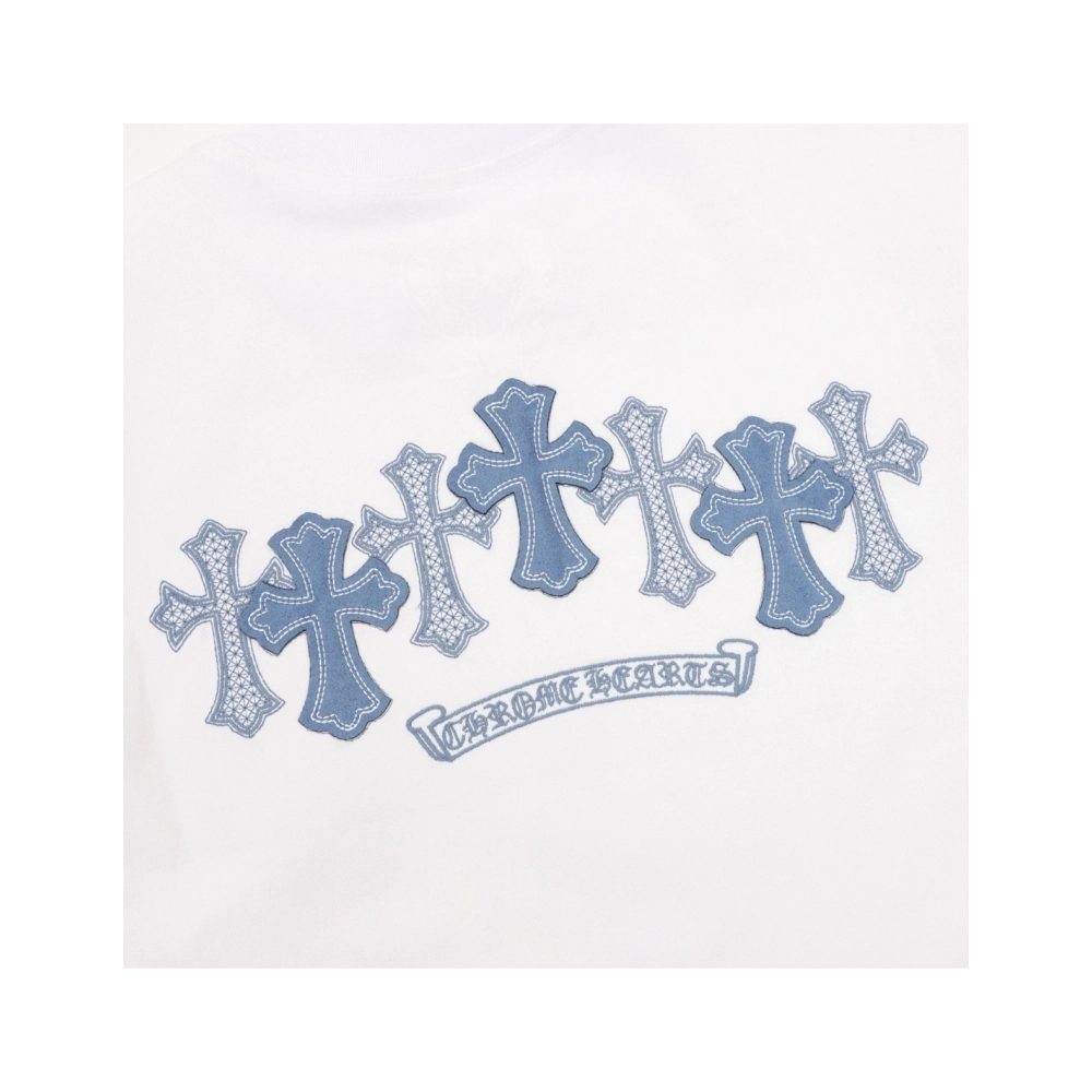 Chrome Hearts Sanskrit Cross Print Short Sleeve 189