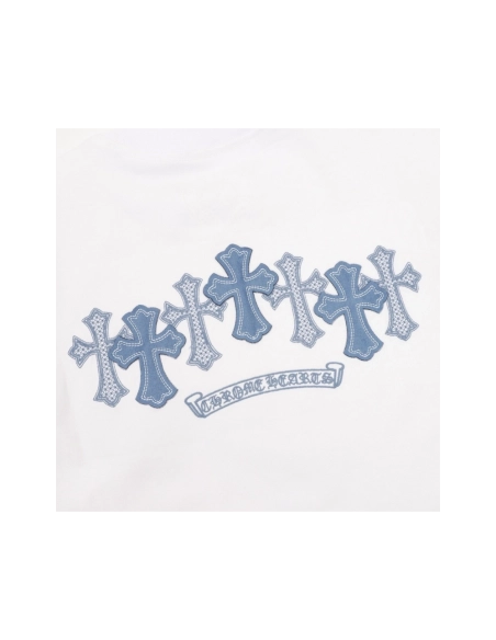 Chrome Hearts Sanskrit Cross Print Short Sleeve 189