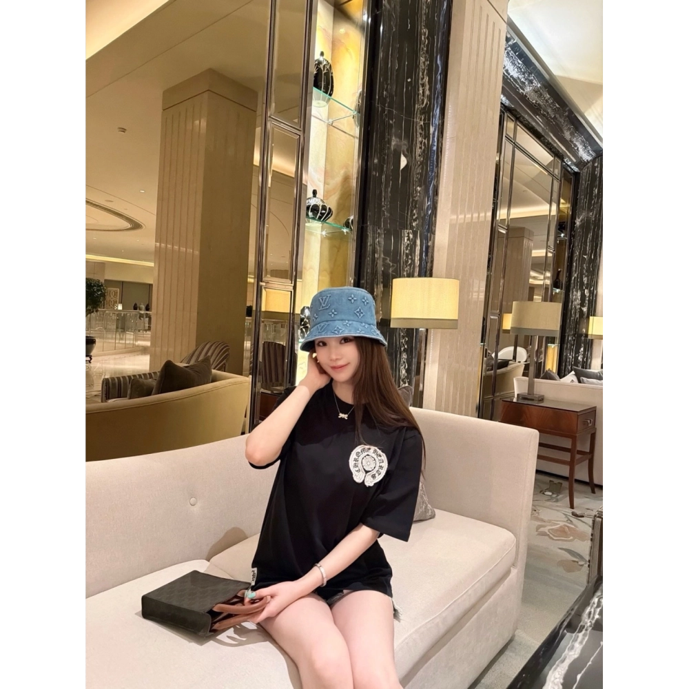 Chrome Hearts Sanskrit Cross Print Short Sleeve 190