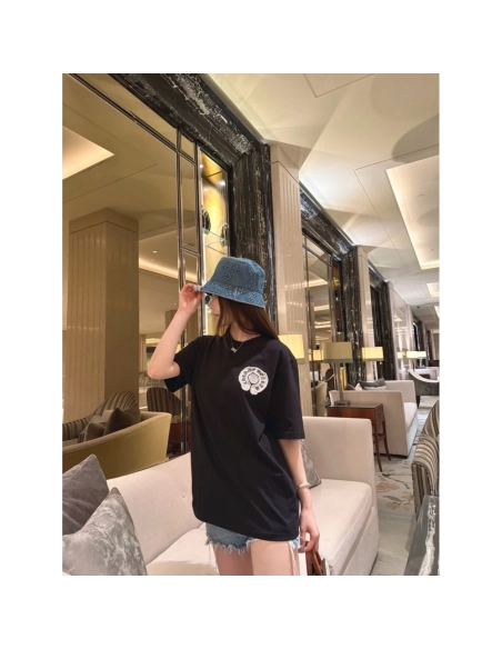 Chrome Hearts Sanskrit Cross Print Short Sleeve 190