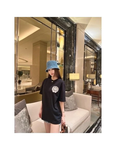 Chrome Hearts Sanskrit Cross Print Short Sleeve 190