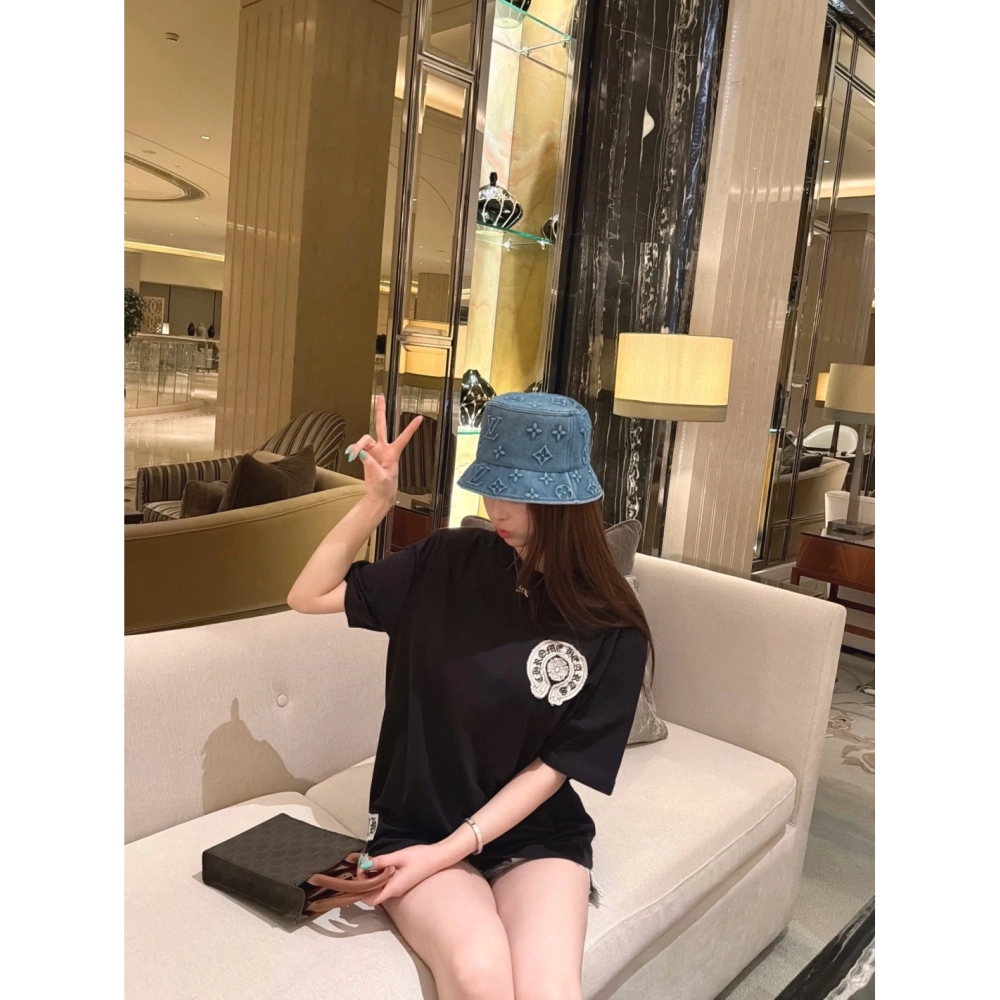 Chrome Hearts Sanskrit Cross Print Short Sleeve 190