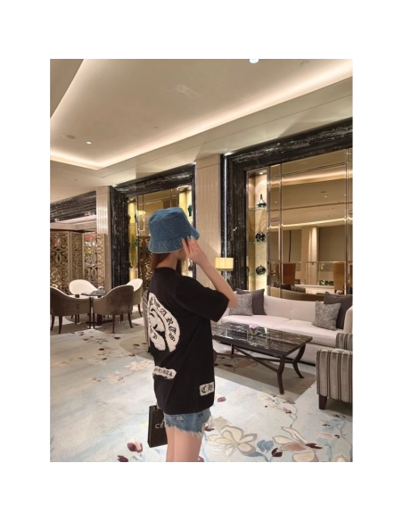 Chrome Hearts Sanskrit Cross Print Short Sleeve 190