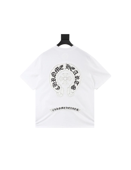 Chrome Hearts Sanskrit Cross Print Short Sleeve 191