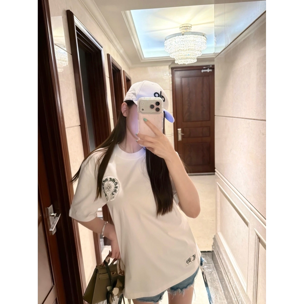 Chrome Hearts Sanskrit Cross Print Short Sleeve 191