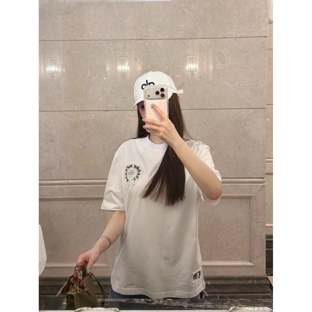 Chrome Hearts Sanskrit Cross Print Short Sleeve 191