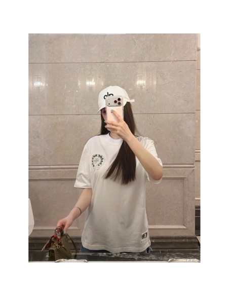 Chrome Hearts Sanskrit Cross Print Short Sleeve 191
