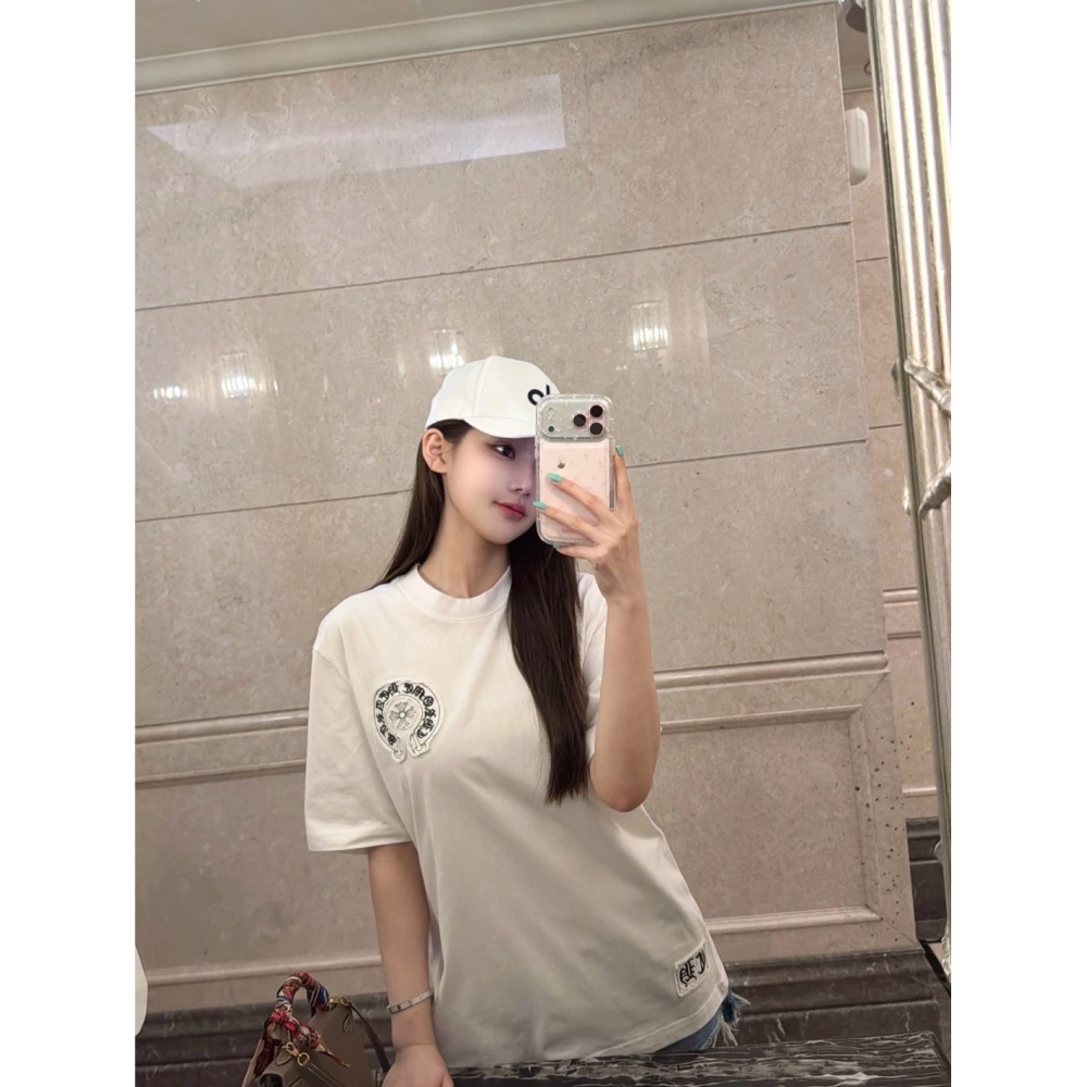 Chrome Hearts Sanskrit Cross Print Short Sleeve 191