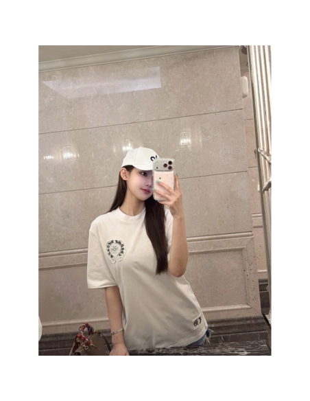 Chrome Hearts Sanskrit Cross Print Short Sleeve 191