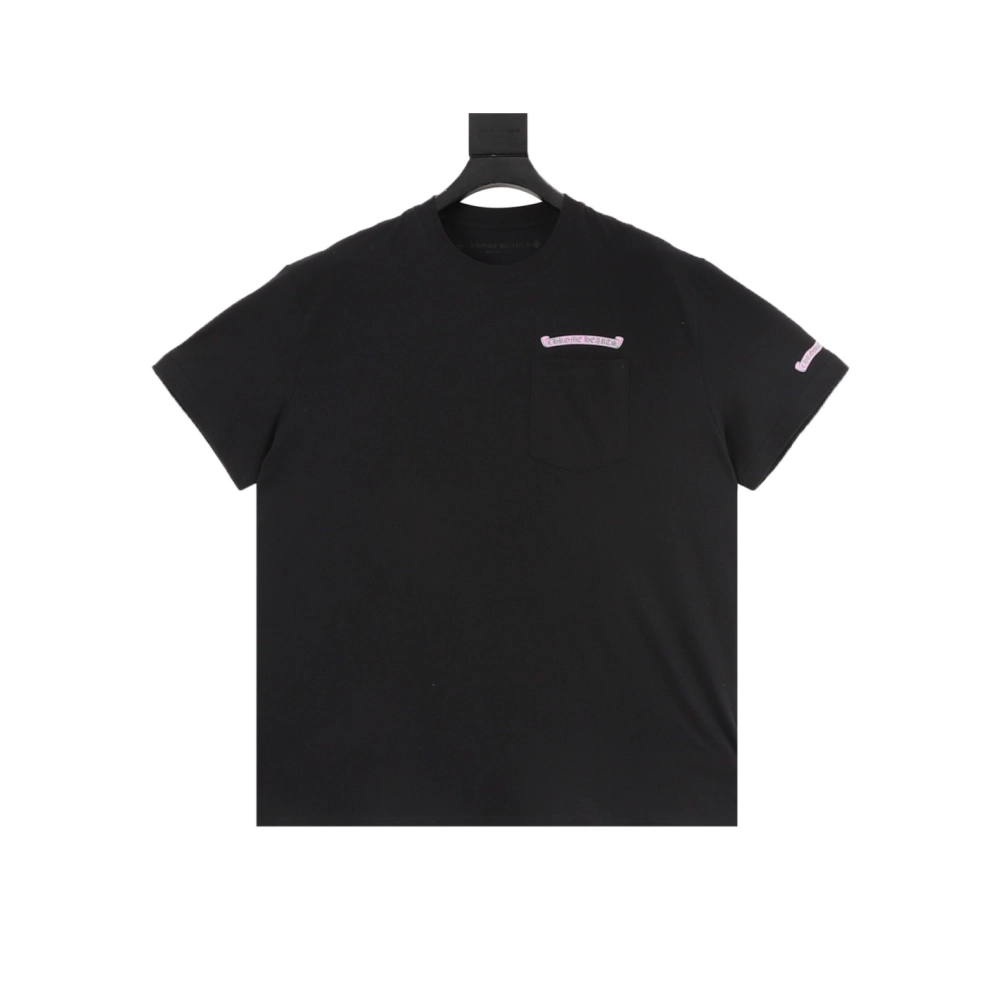Chrome Hearts Pink & Green Sanskrit Scroll Print Short Sleeve 192