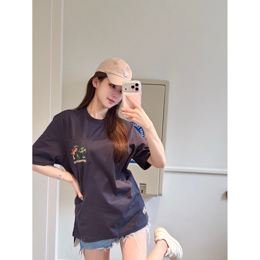 Chrome Hearts Pocket Camo Cross Print Short Sleeve 194
