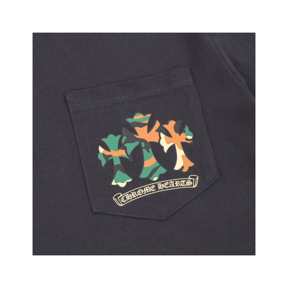 Chrome Hearts Pocket Camo Cross Print Short Sleeve 194