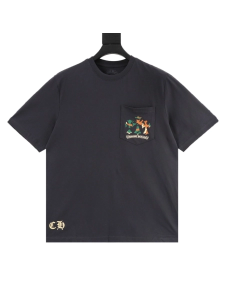 Chrome Hearts Pocket Camo Cross Print Short Sleeve 194