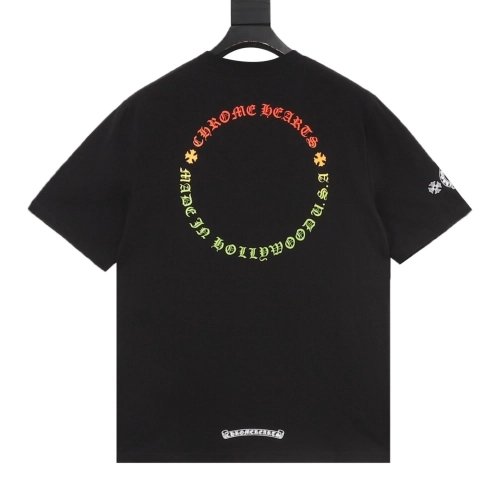 Chrome Hearts Colorful Cross Print Short Sleeve 195