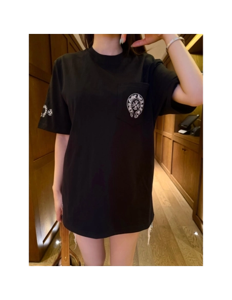 Chrome Hearts Colorful Cross Print Short Sleeve 195