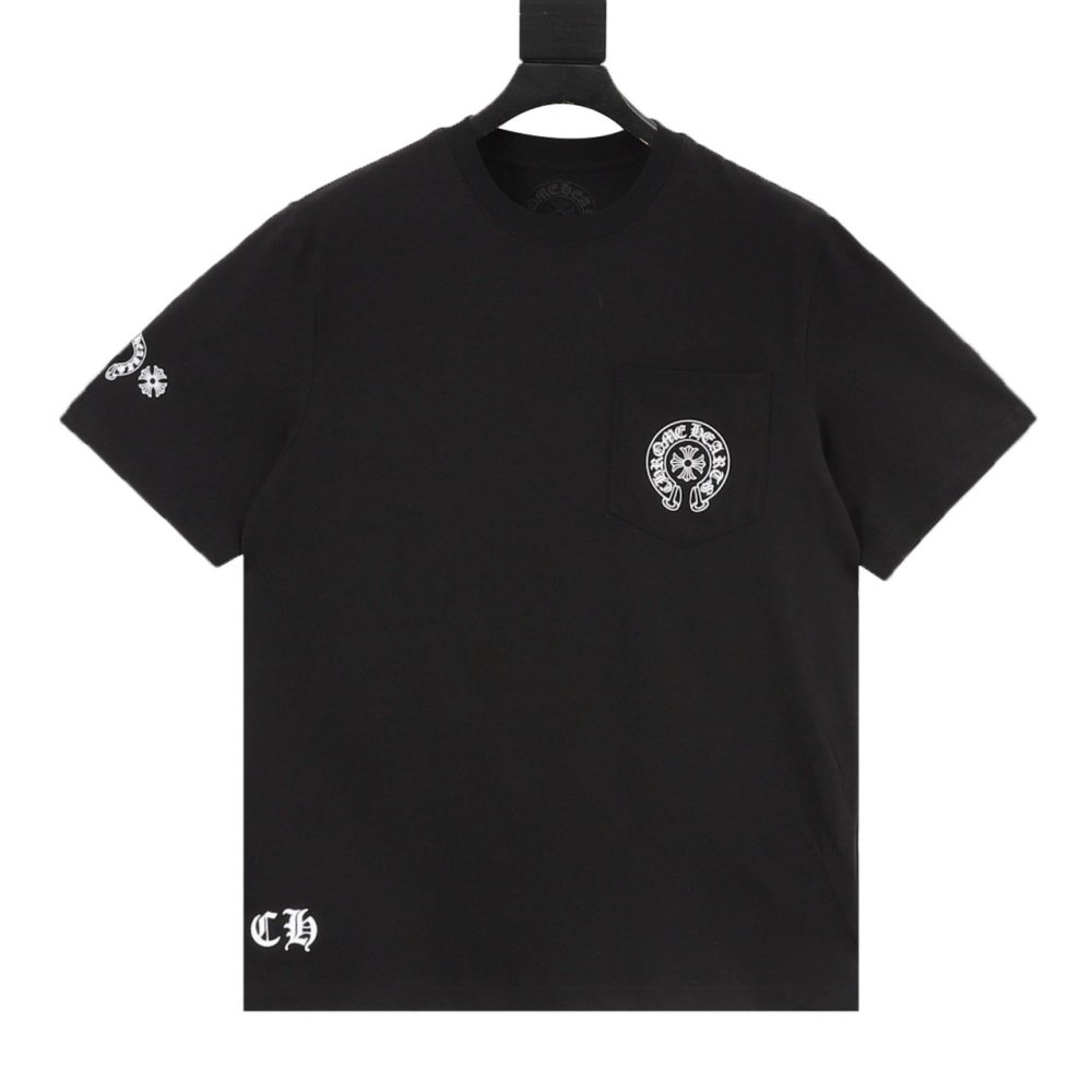 Chrome Hearts Colorful Cross Print Short Sleeve 195