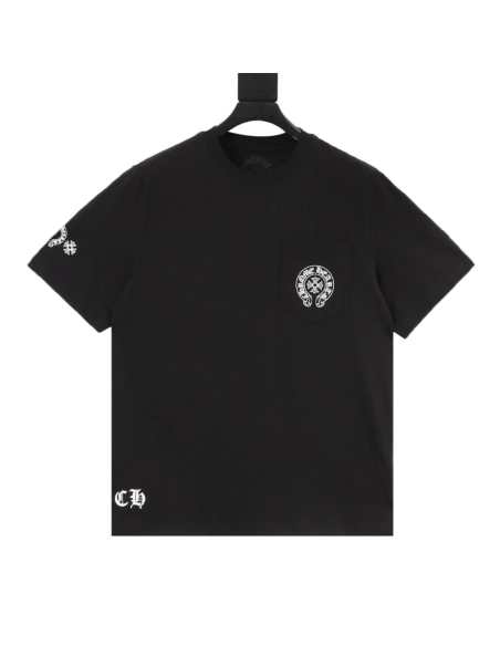 Chrome Hearts Colorful Cross Print Short Sleeve 195
