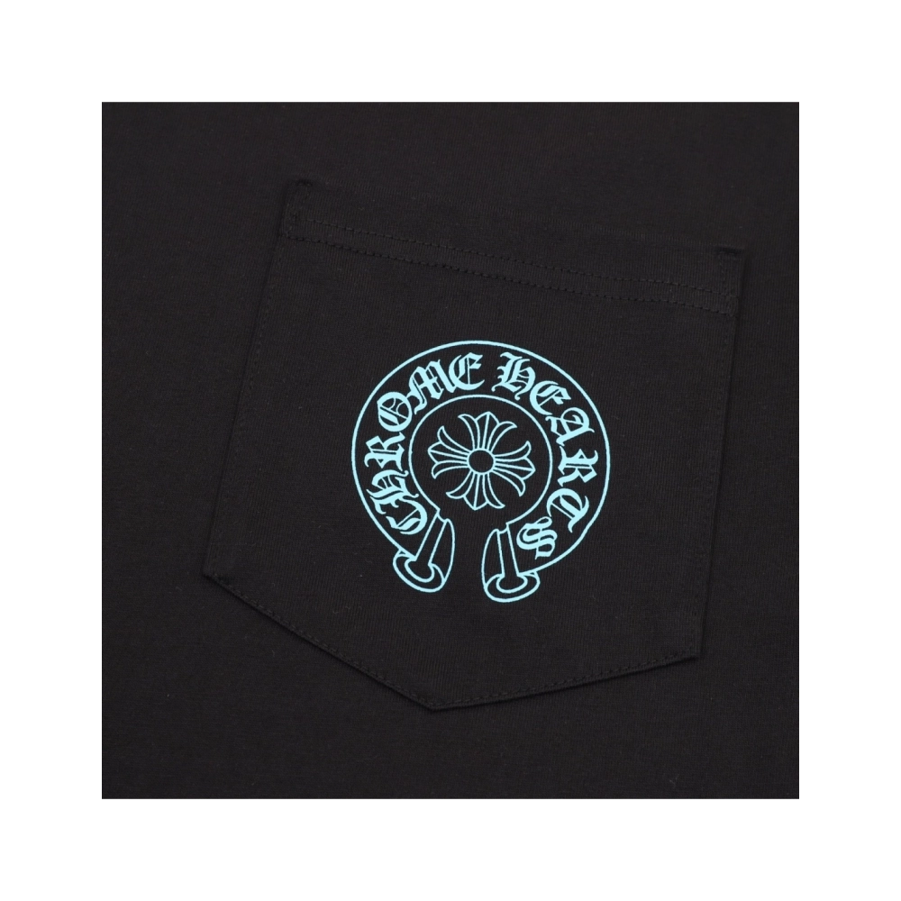 Chrome Hearts Blue Cross Print Short Sleeve 197