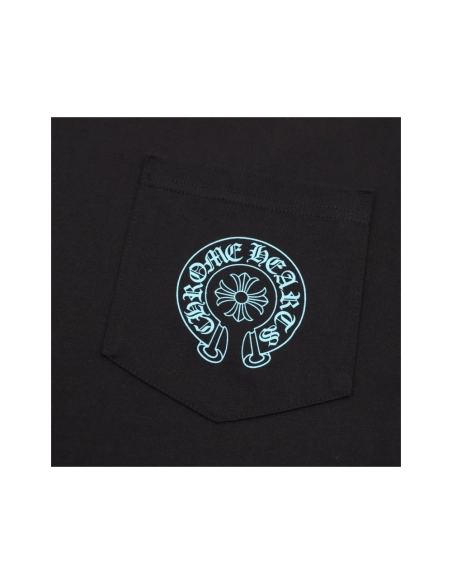 Chrome Hearts Blue Cross Print Short Sleeve 197