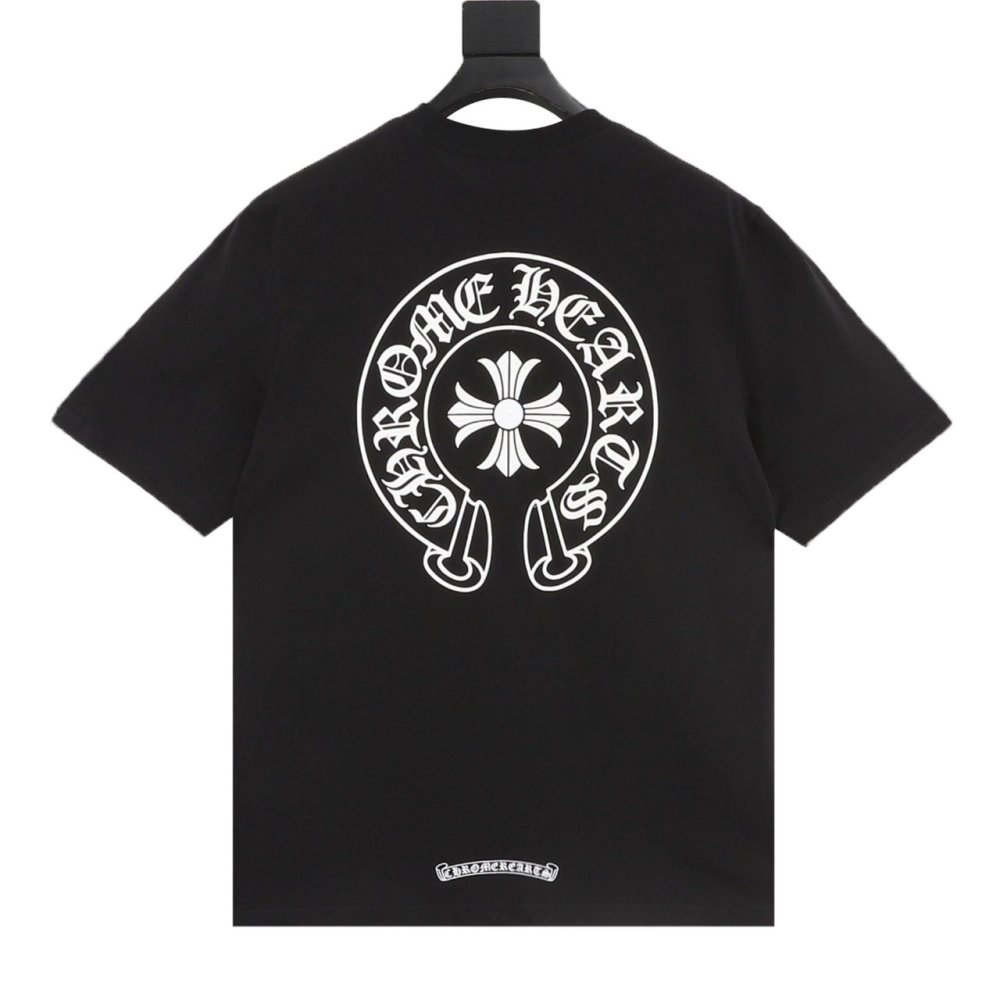 Chrome Hearts Horseshoe Cross Print Short Sleeve 199