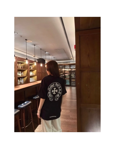Chrome Hearts Horseshoe Cross Print Short Sleeve 199