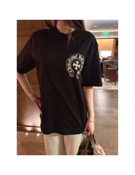 Chrome Hearts Horseshoe Cross Print Short Sleeve 199