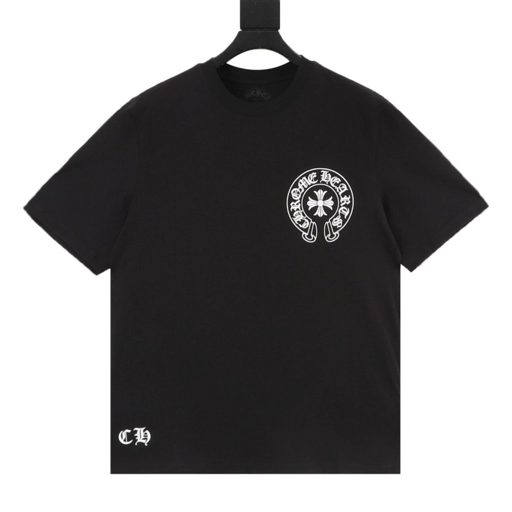 Chrome Hearts Horseshoe Cross Print Short Sleeve 199