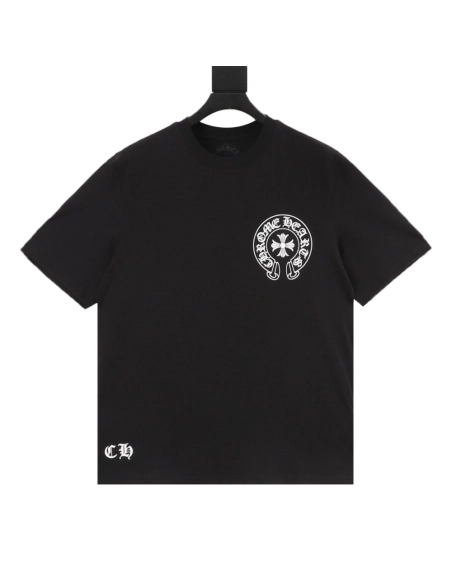 Chrome Hearts Horseshoe Cross Print Short Sleeve 199