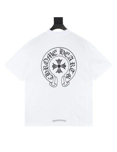 Chrome Hearts Horseshoe Cross Print Short Sleeve 200