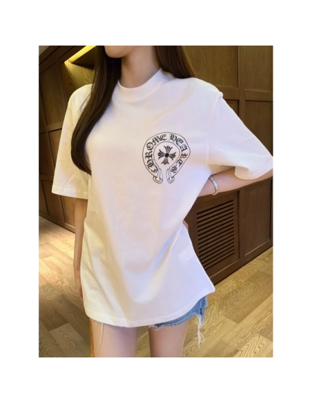 Chrome Hearts Horseshoe Cross Print Short Sleeve 200