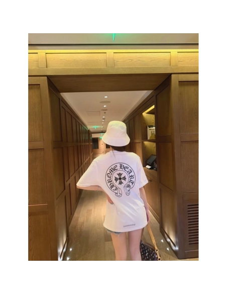 Chrome Hearts Horseshoe Cross Print Short Sleeve 200