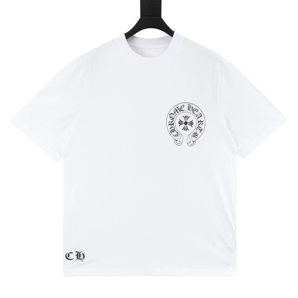 Chrome Hearts Horseshoe Cross Print Short Sleeve 200