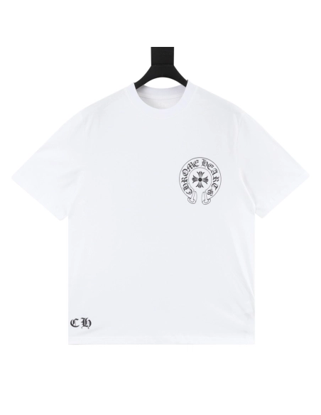 Chrome Hearts Horseshoe Cross Print Short Sleeve 200