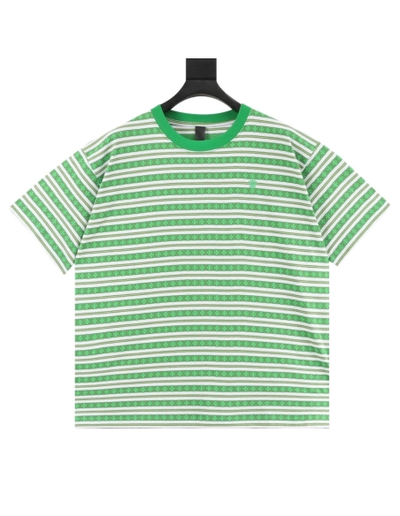 Chrome Hearts All-Over Cross Yarn-Dye Short Sleeve 202