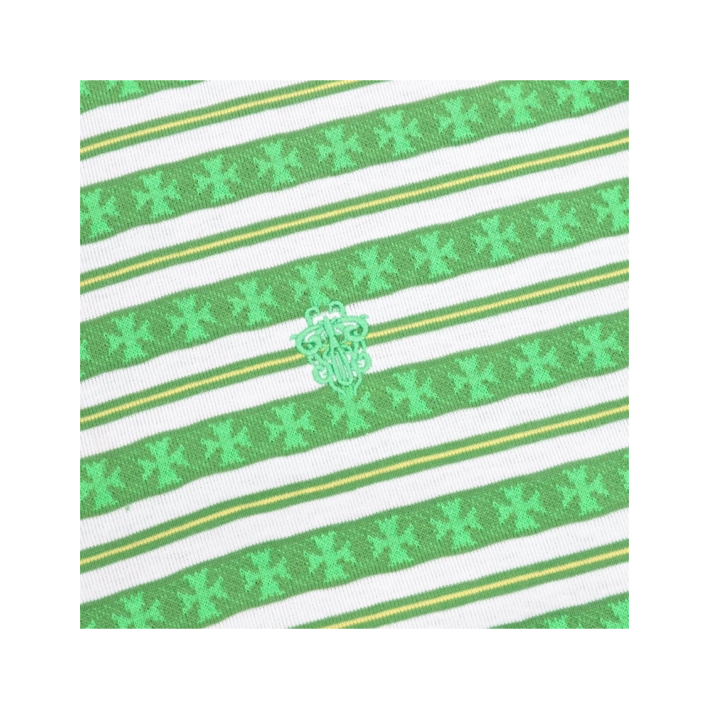 Chrome Hearts All-Over Cross Yarn-Dye Short Sleeve 202