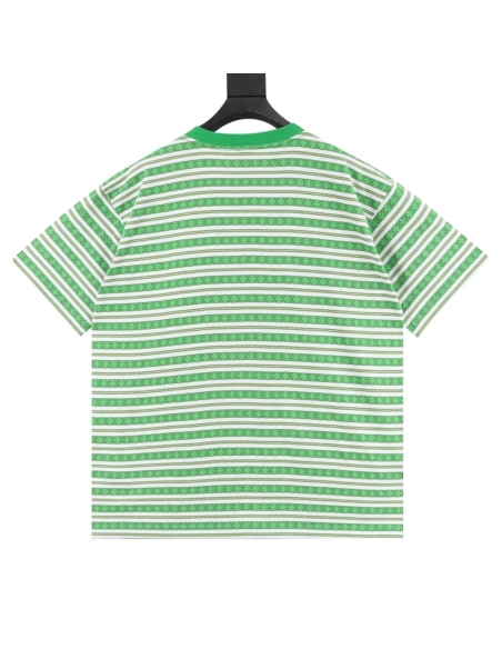 Chrome Hearts All-Over Cross Yarn-Dye Short Sleeve 202