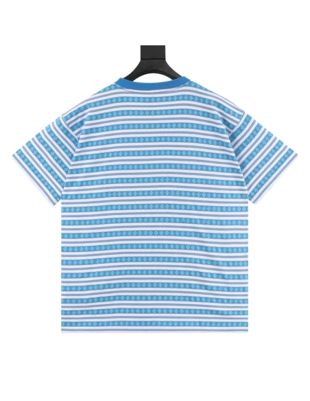 Chrome Hearts All-Over Cross Yarn-Dye Short Sleeve 203