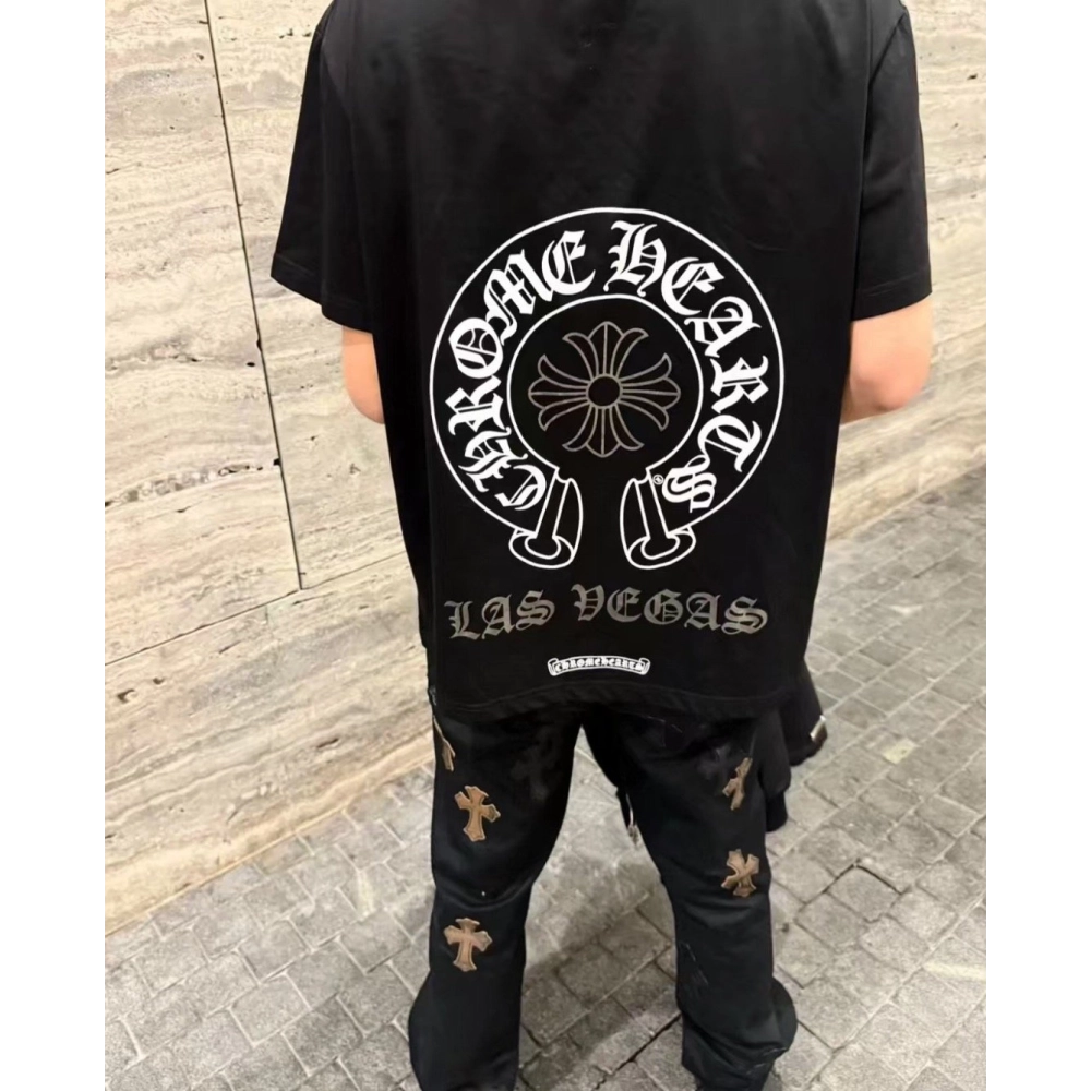 Chrome Hearts City Exclusive Horseshoe Print Short Sleeve 205